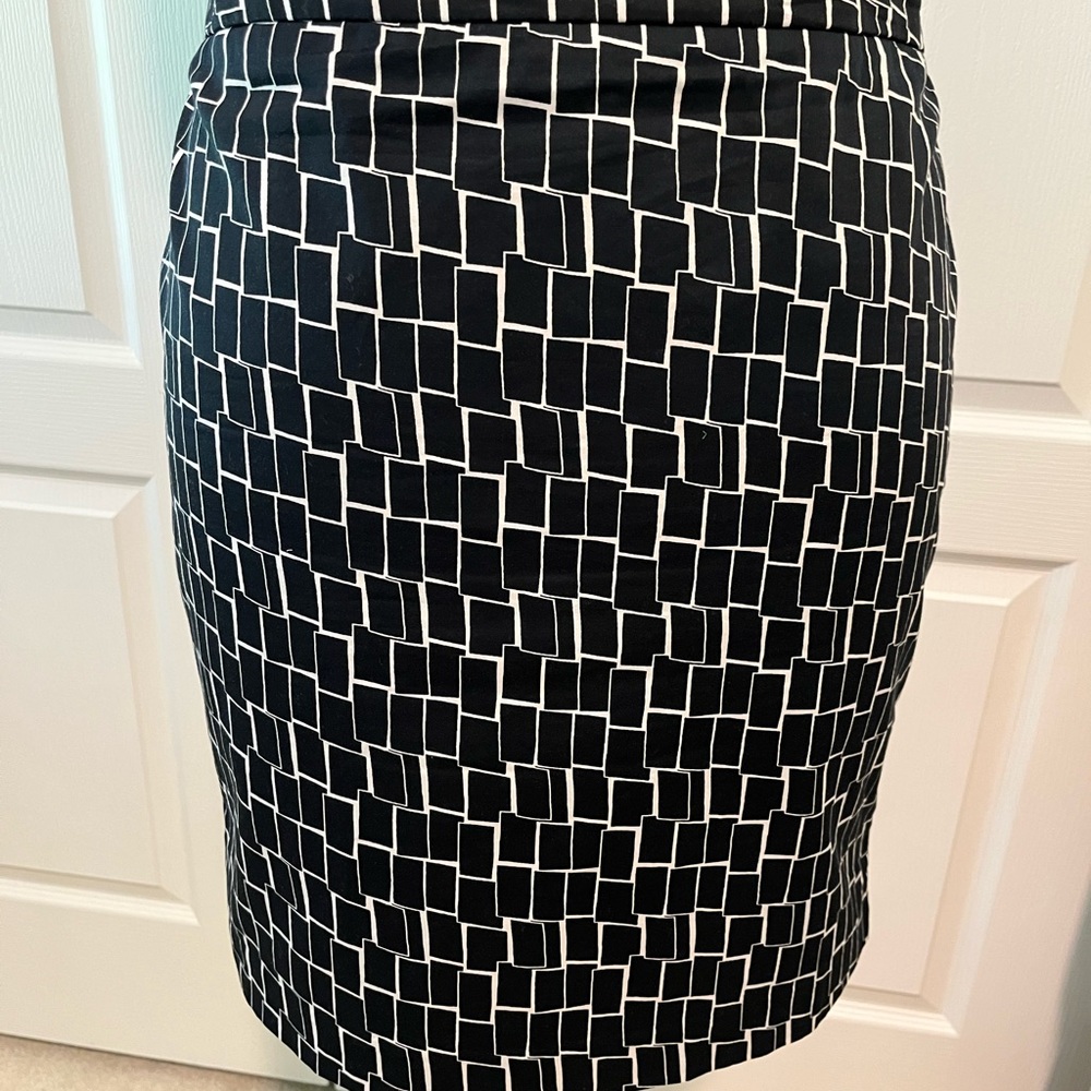 Ann Taylor cotton lined A-skirt